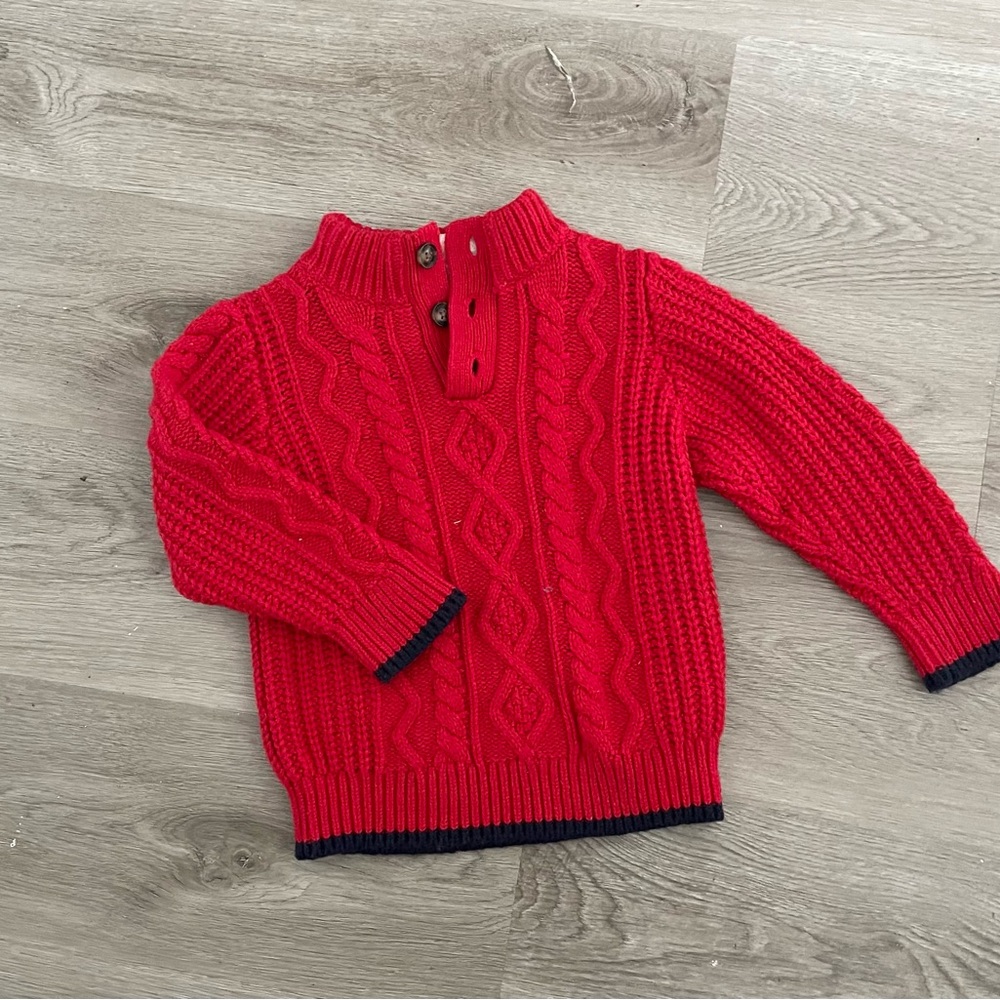 Cable knit sweater